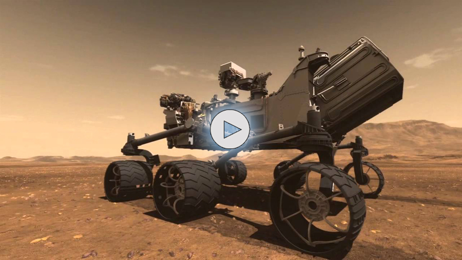 Mars Science Laboratory Curiosity Rover Mission Animation